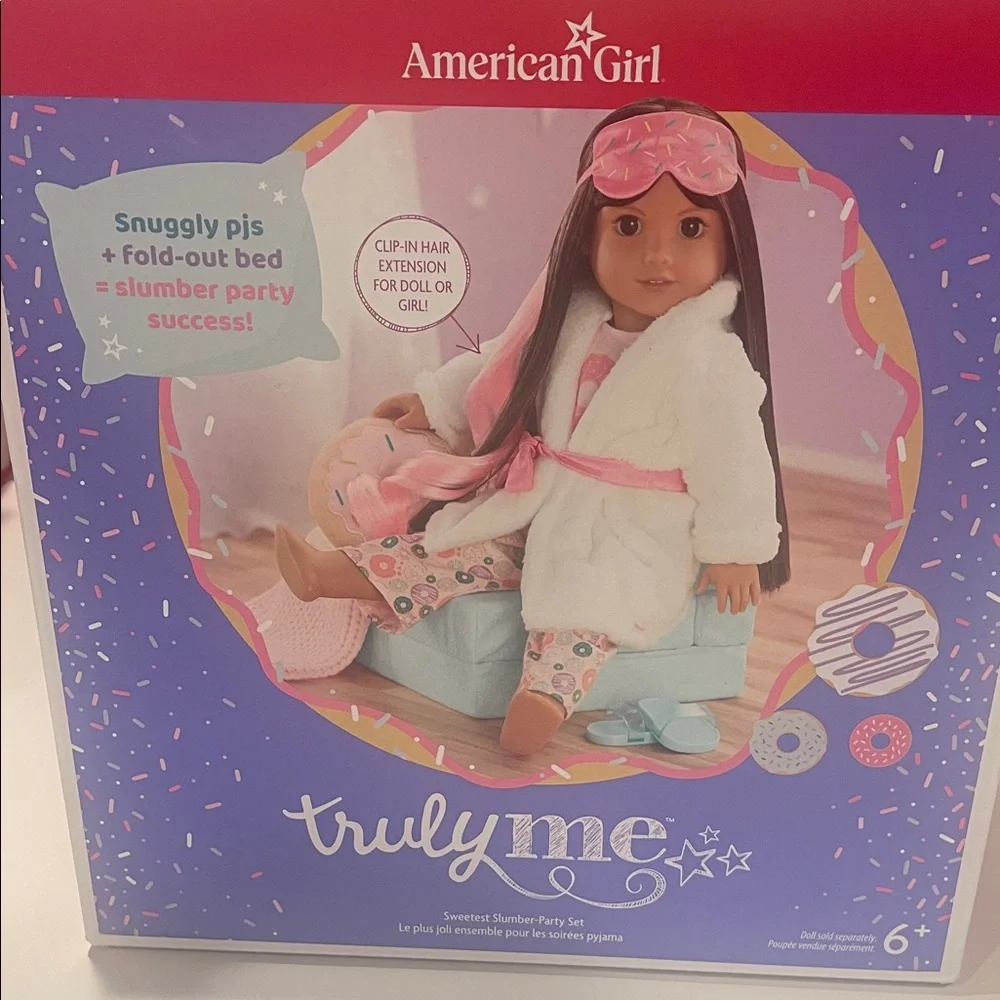 American Girl Truly Me Sweetest Slumber Party Set for 18 inch dolls